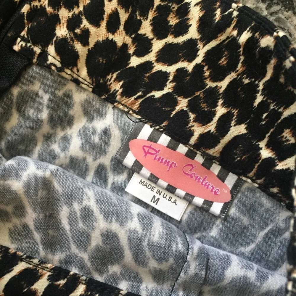 Pinup Couture Leopard Pencil Skirt - Picture 3 of 5